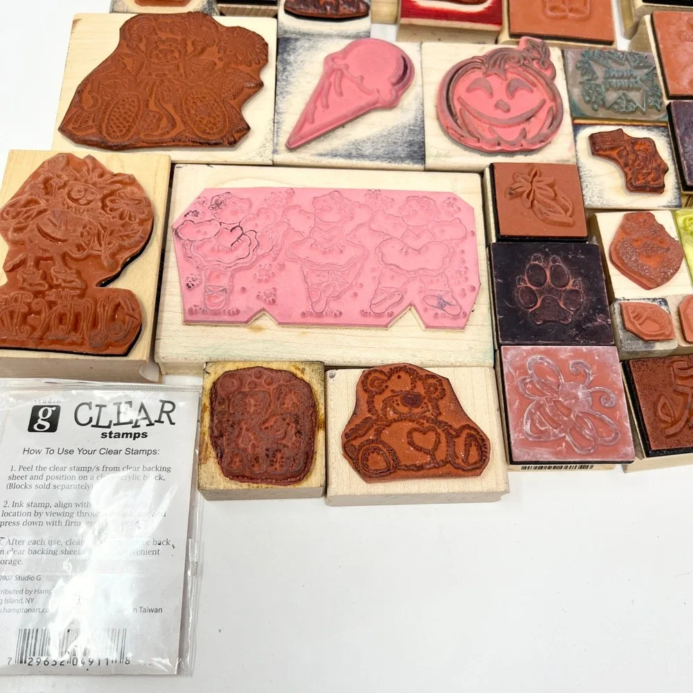 Stampin Up! vintage rubber